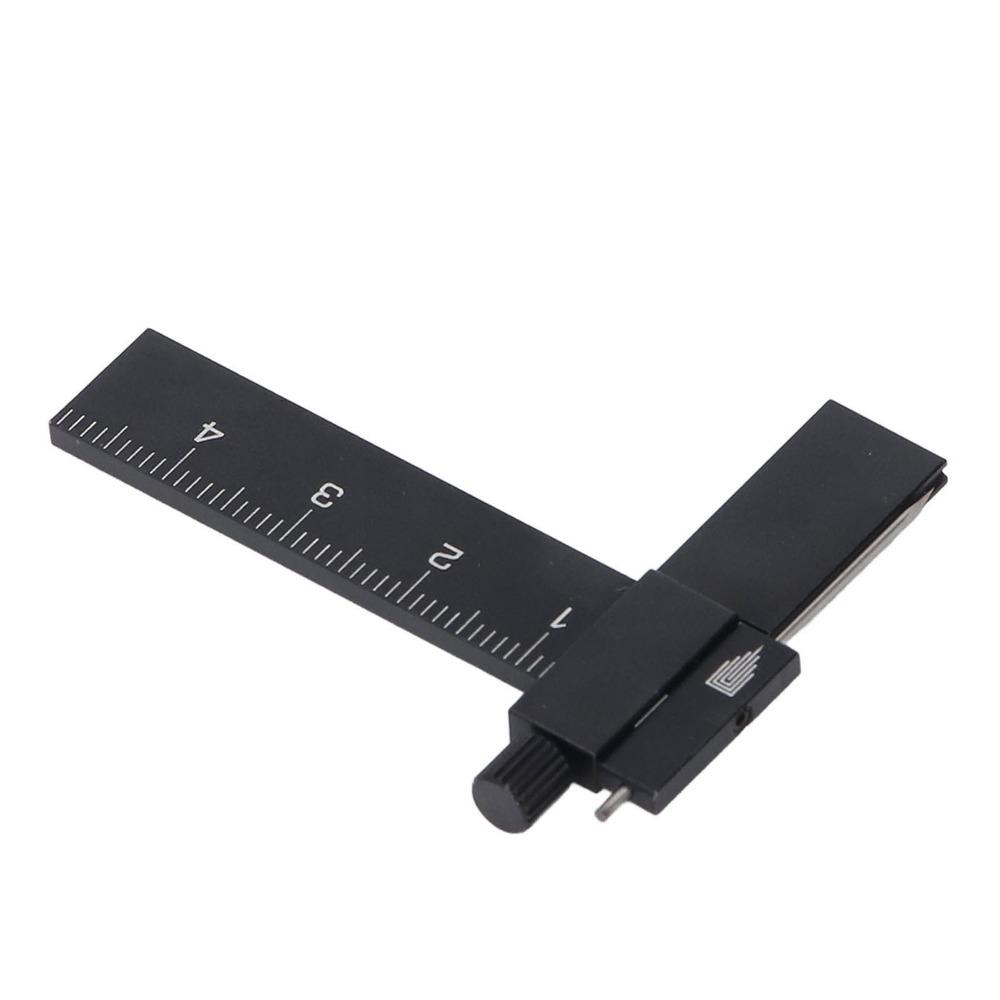 Tungsten Steel Blade Model Carving Ruler Adjustable Scribing Ruler  Model Crafting