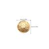 30Pcs 25Mm Stylish Metal Buttons Rust Resistant Heavy Duty Hollow Design for T Shirts Windbreakers Backpacks DIY Clothing Repair