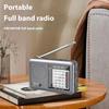 Portable Radio Sturdy Construction Easy to Use Compact Design Small Battery Operated Rechargeable