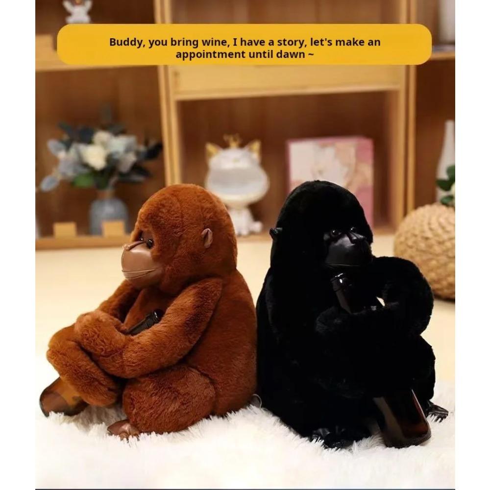 20/30cm Naughty Gorilla Doll Plush Toy Handmade Doll Cartoon Anime Cute Pillow Cushion Home Decoration Children's Birthday G