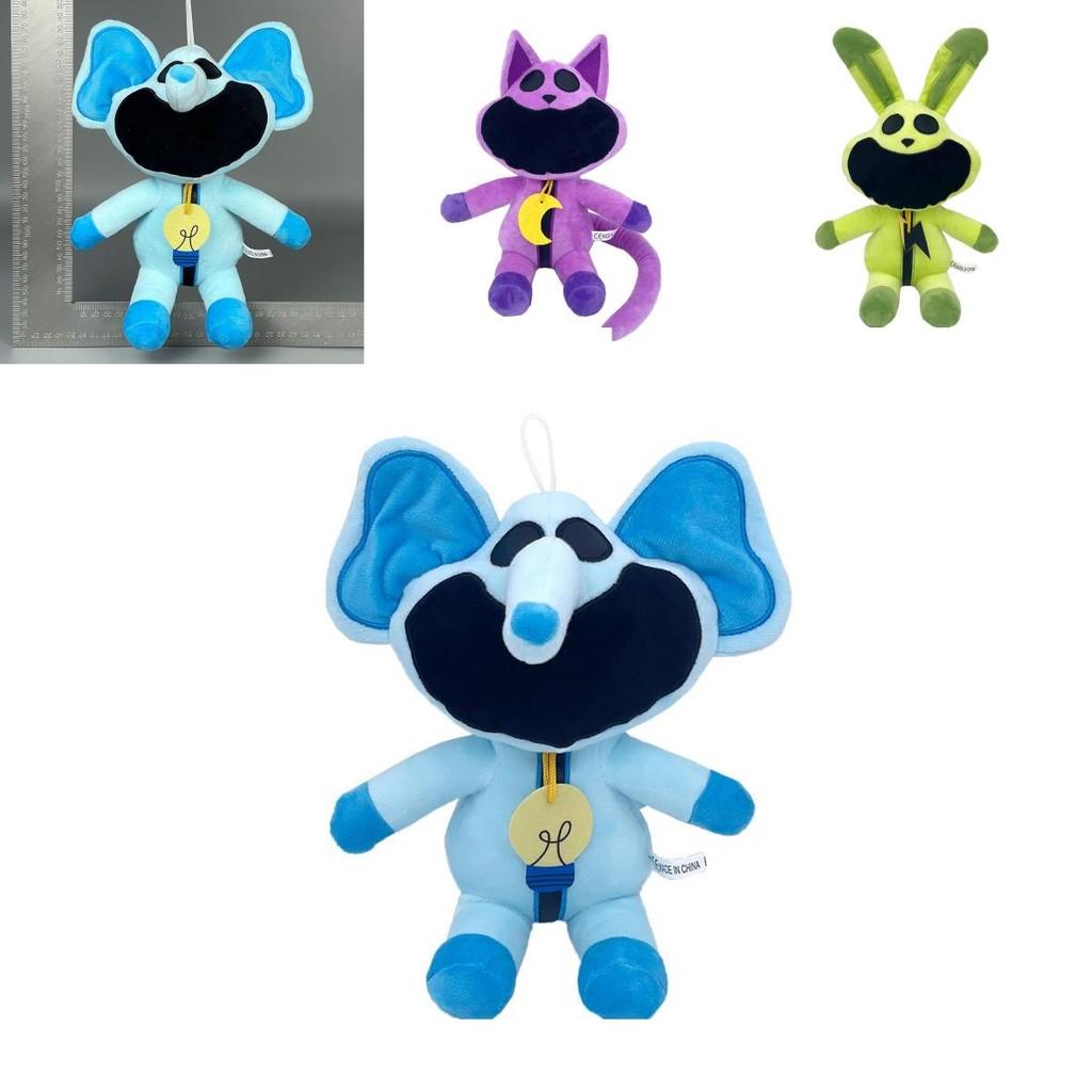 Smiling Critters Rabbit Plush Toy Adorable Cartoon Style 30cm Tall Customizable Design