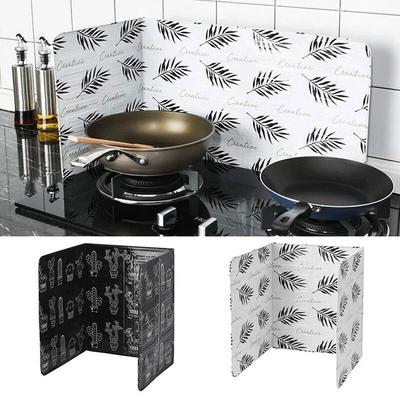 1Set Kitchen Guard Stove Oil Splash Protector Flat Cooking Frying Pan Screen Cover Gas Removal Rust Tools