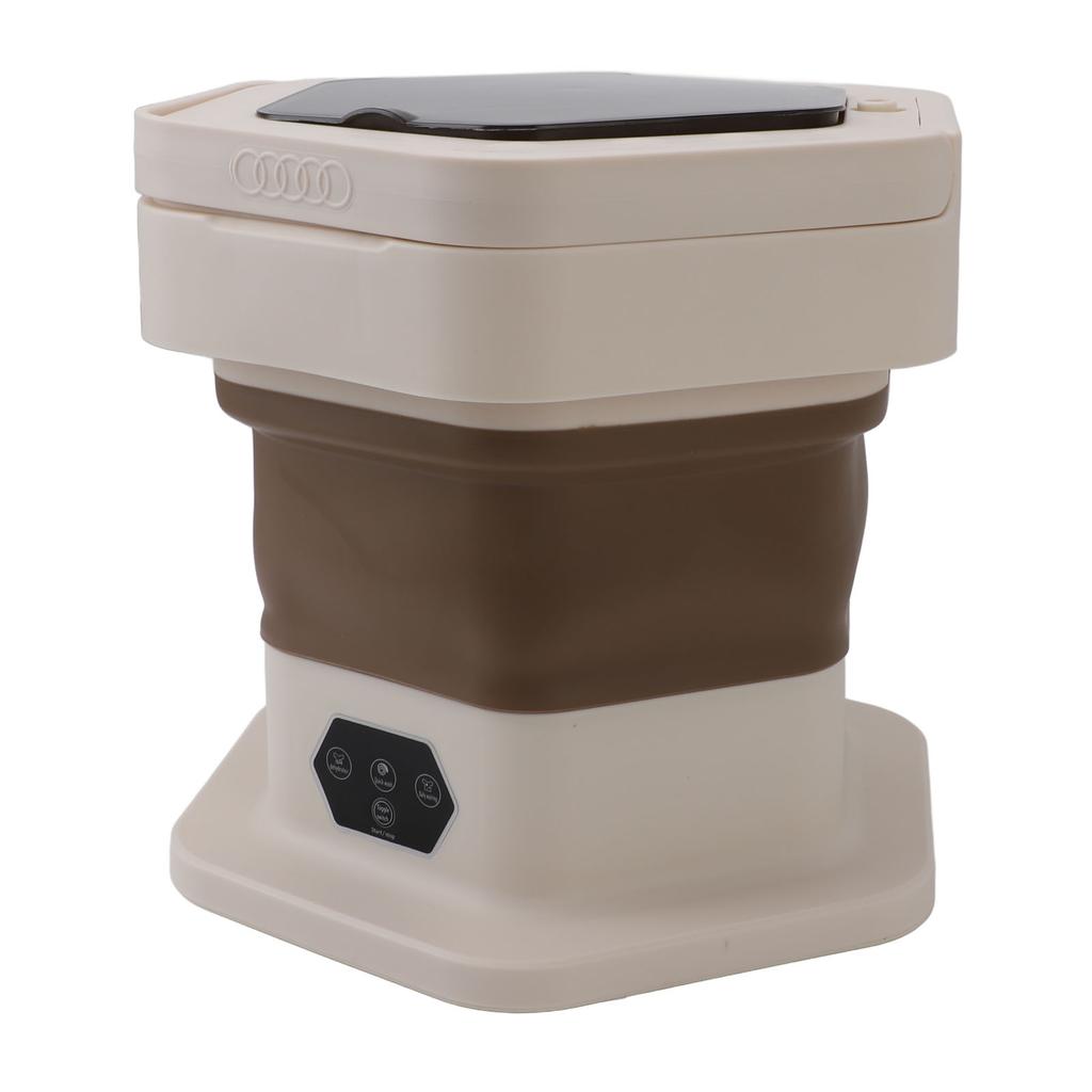 Portable Washing Machine 8L Foldable Miniature Washer Spin Dryer Laundry Washer for Underwear Baby