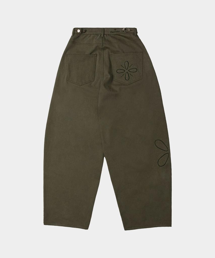 Liomeu Cotton Wide Balloon Pants_Khaki : Radiant082