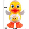 Electric Dancing Duck Funny Blink Eyes Flashing Light Shake The Body Cute Musical Cartoon Animal Educational Toy Children Gift