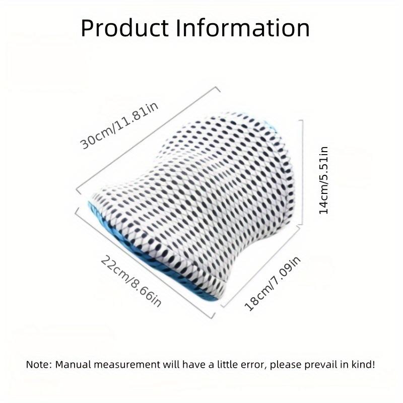 For Memory Foam Car Headrest Pillow 4D Mesh Comfort Breathable Fabric Car Seat Neck Pillow