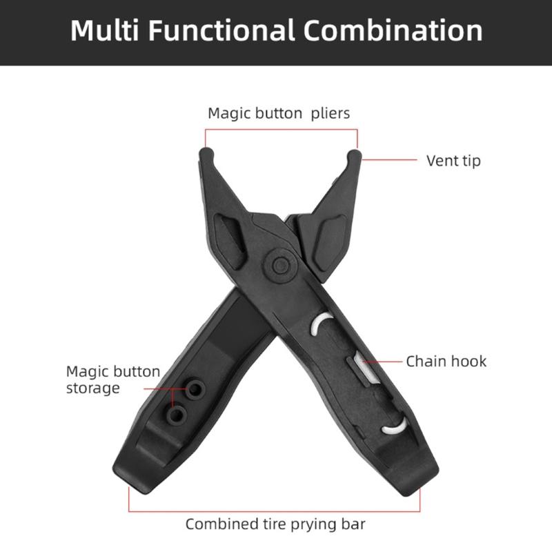 Portable Bike Chain Repair Tool Bicycles Chain Hook and Tire Levers Combo Tool