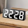 Digital Clock LED Wake Up Light Alarm Clock Bedroom Electronic Desktop Clock With Temperature Display Adjustable Brightness