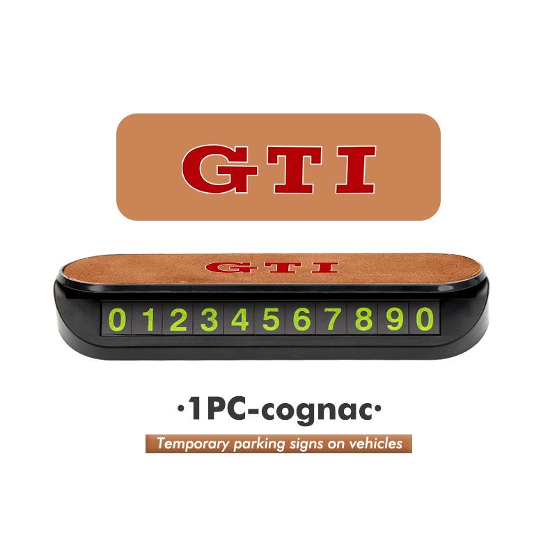 QEJMX1 Car Temporary Parking Card Phone Number Card Plate Telephone For Volkswagen VW Golf 4 5 6 7 GTI Tiguan Passat B5 B6 B7 CC Jetta