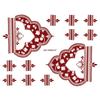 Disposable Sweat-Proof Henna Tattoo Stickers: Long-Lasting, Realistic, Temporary Designs