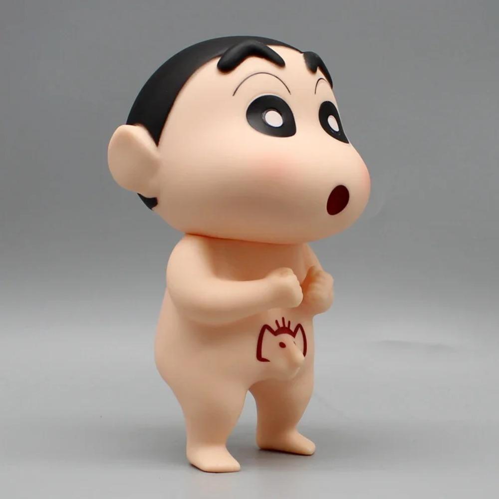 Crayon Shin-Chan Anime Figures Kid Shin-Chan Nude Bathe Action Figurine PVC Statue Model Doll Desk Ornaments Collection Toy Gift