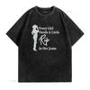 Every Girl Needs a Little Rip in Her Jeans T Shirt vintage Washed Stylish Top For Everyday Wear designer clothes Slightly