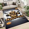 1 Stück Happy Halloween Teppich, Rutschfest, Leicht zu reinigen, Fleckenresistent, Perfekt für gemütliche Wohnzimmer, Schlafzimmer, Küchen, Büros und H