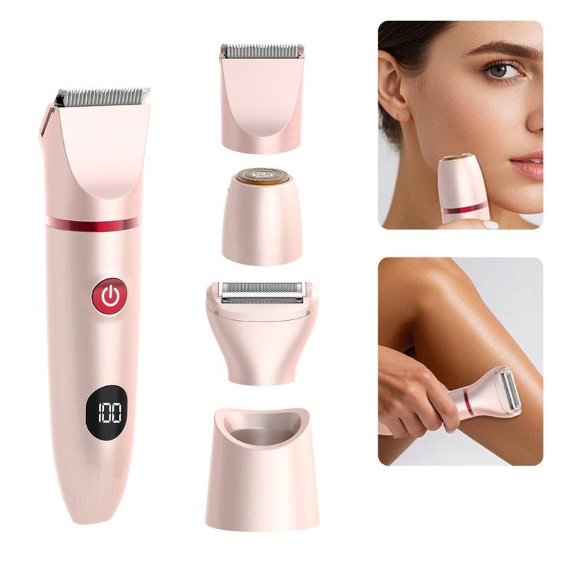 Electric Face Hair Removers Hair Removal Device Face Trimming Tool Washable Device with Digital Screen for Easy Use