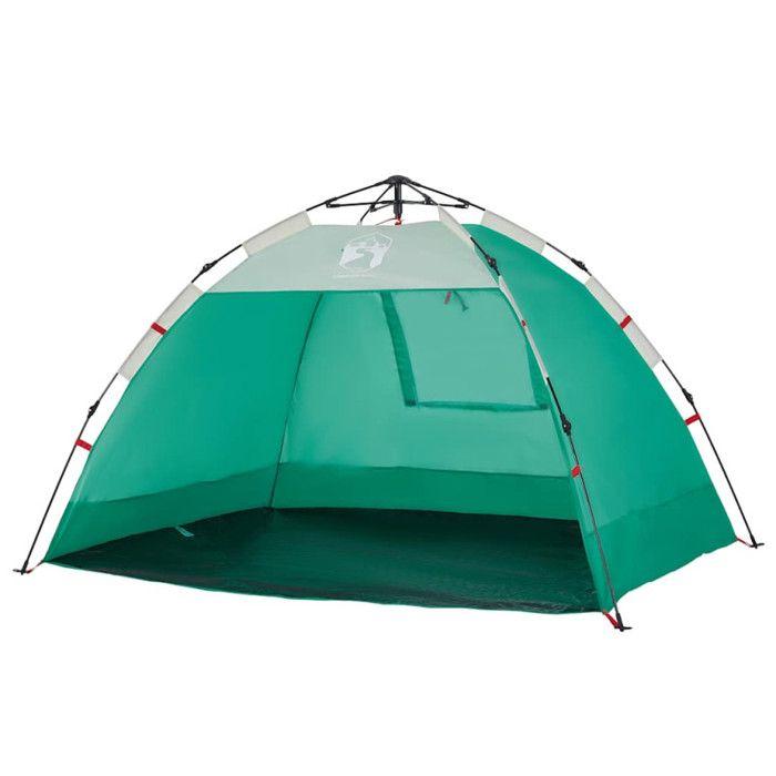 VidaXL Tente de plage 2 personnes libération rapide imperméable, tente, tente de jardin, abri d'extérieur, tente de camping, 4005297