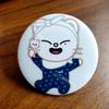 Stray Kids SKZOO Cartoon Character Pocket Mirror Keychain Portable Cute Mini Cosmetic Makeup Mirror Bag Charm Kpop Fan Merchandise Gift