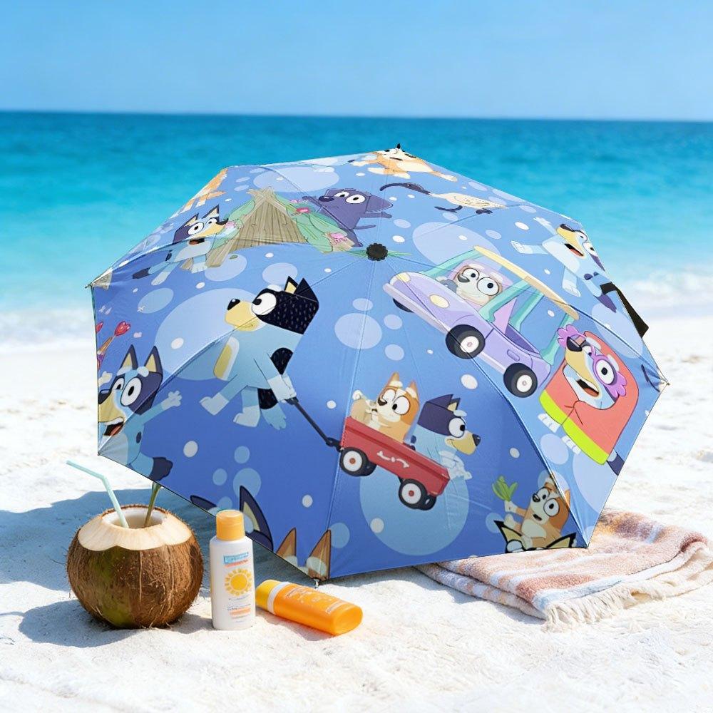 1pc a Unique And Fashionable Folding Umbrella Featuring Fun Cartoon Designs,Perfect for Birthday Gifts,Holidays,Travel,And As a Thoughtful P