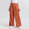 2025 Europese en Amerikaanse Dames Hoge Taille Wijde Pijp Elegante Casual Broek