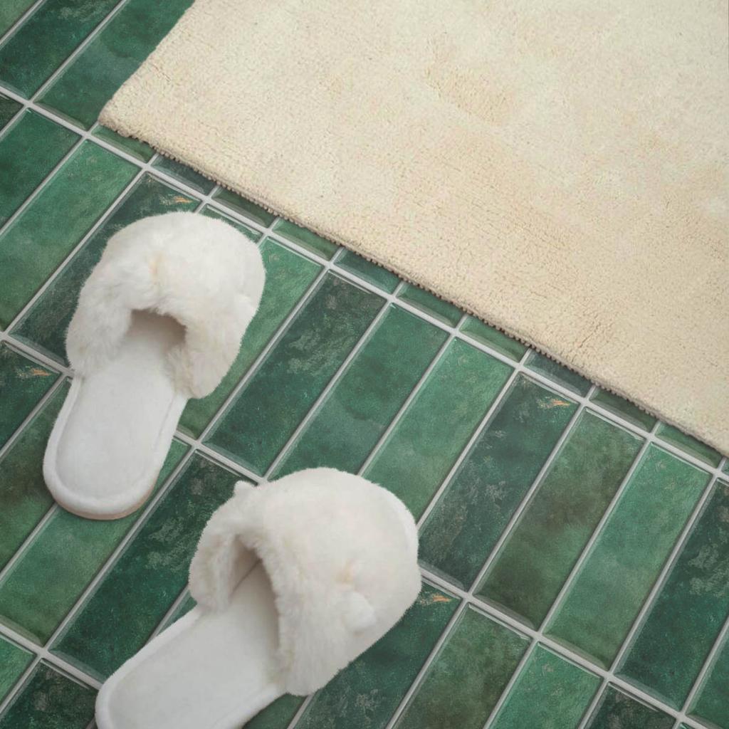 Vinyl Decoration With Print For Tool-Free Installation Vertical Tiles 9x30x30 cm