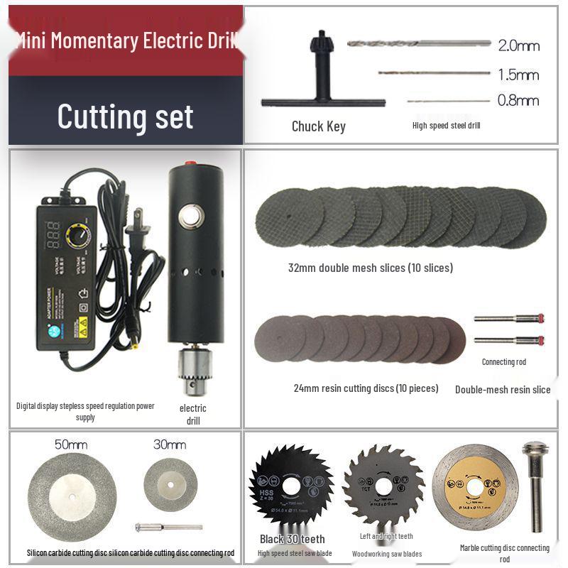 Mini Elektrischer Gravier- und Schleifbohrer - Handlich & Multifunktional mit Doppelschalter