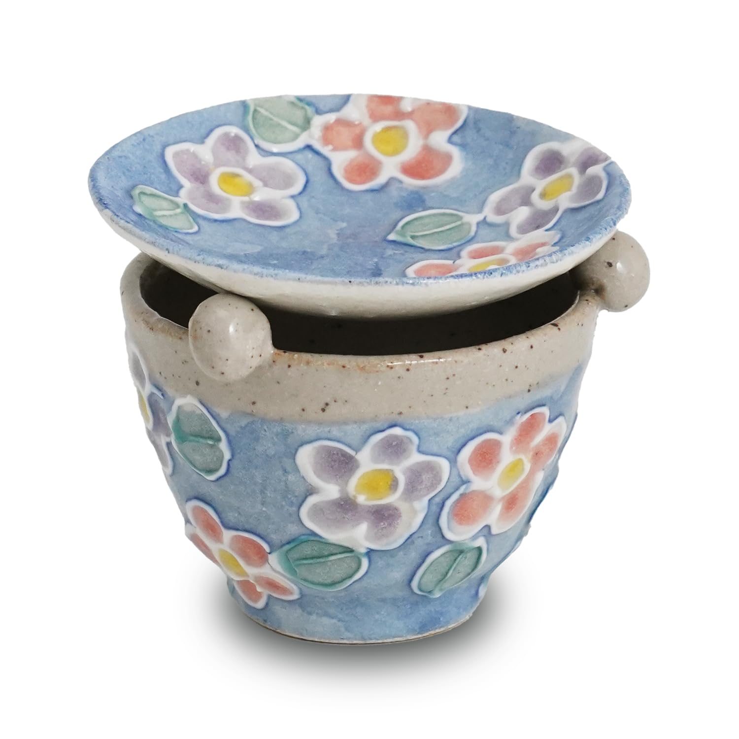 

Fukubeya Mino Ware Tea Incense Burner Set For Roasting Tea Leaves Includes Small Candle Perfect for Relaxation and Soothing Perfect Gift