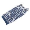 Dog Recovery Suit Stretchy Breathable Adjustable Collar Stripe Pet Post Surgery Shirt for Abdominal