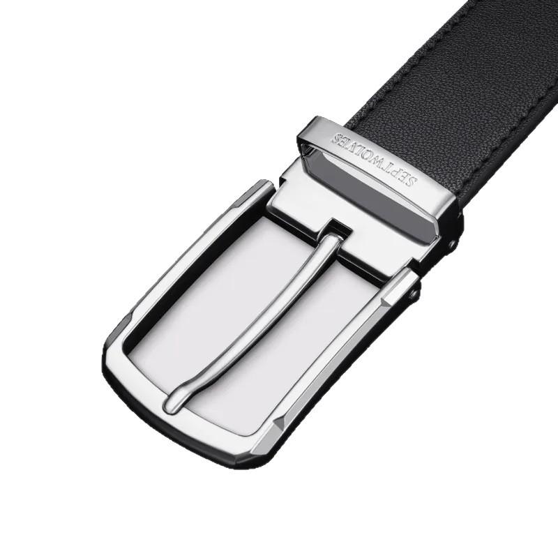 

Мужской ремень с пряжкой, новый стиль, для папы, молодежный, универсальный, повседневный, подарочная коробка 130cm