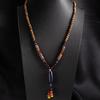 Tibetan Ethnic Sweater Chain Zen Bodhi Necklace: Unisex Retro Scenic Accessory