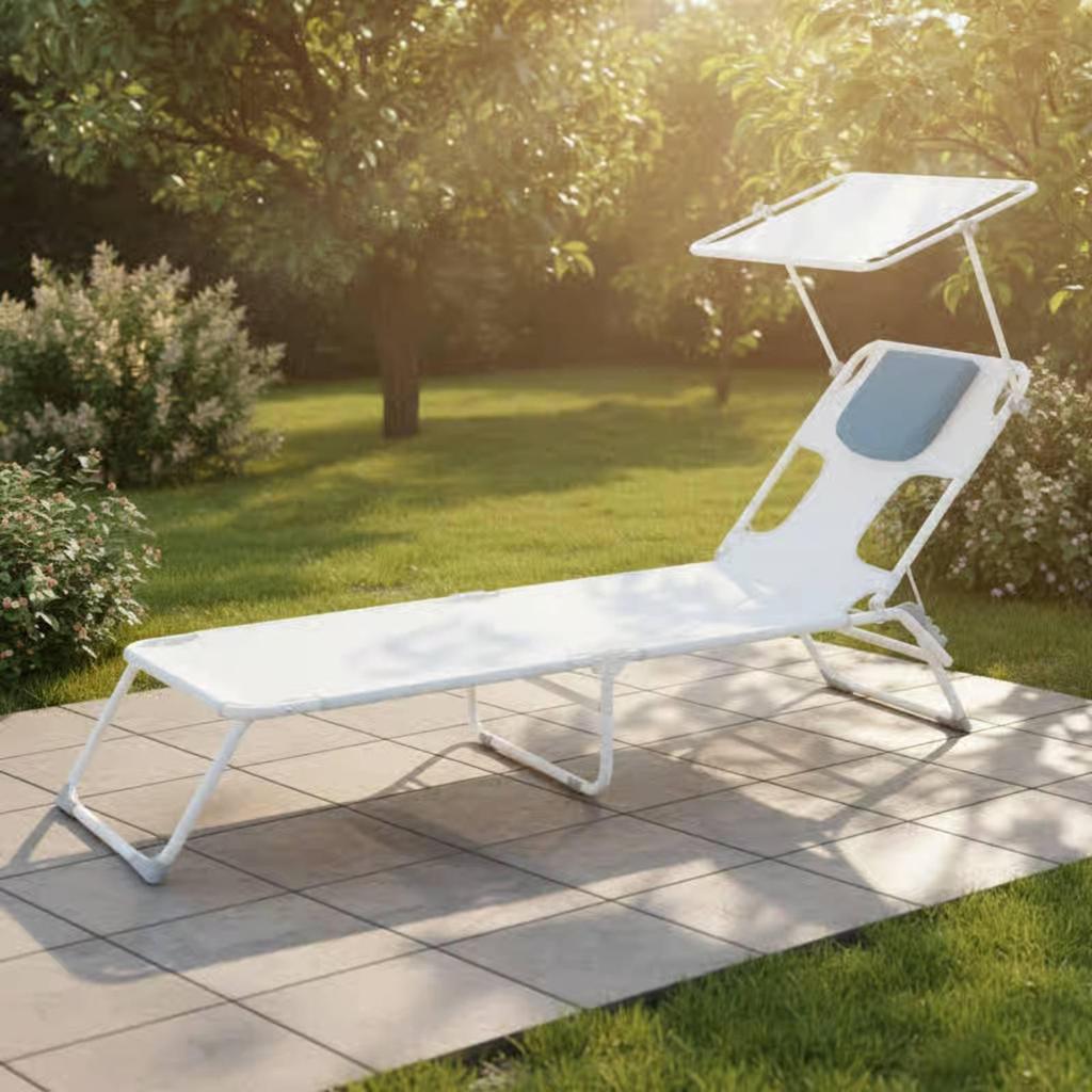 Face Down Tanning Chair Foldable Design Lounger for Sunbathers