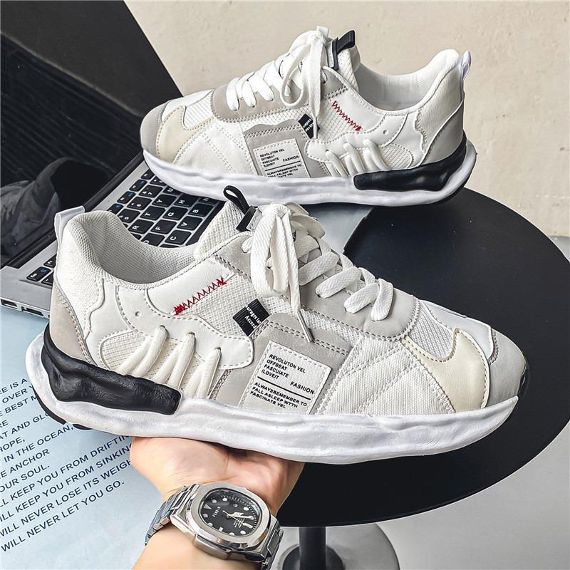 Мужские осенние новые баскетбольные кроссовки Flyknit Mesh с дышащей внутренней частью — фото 4