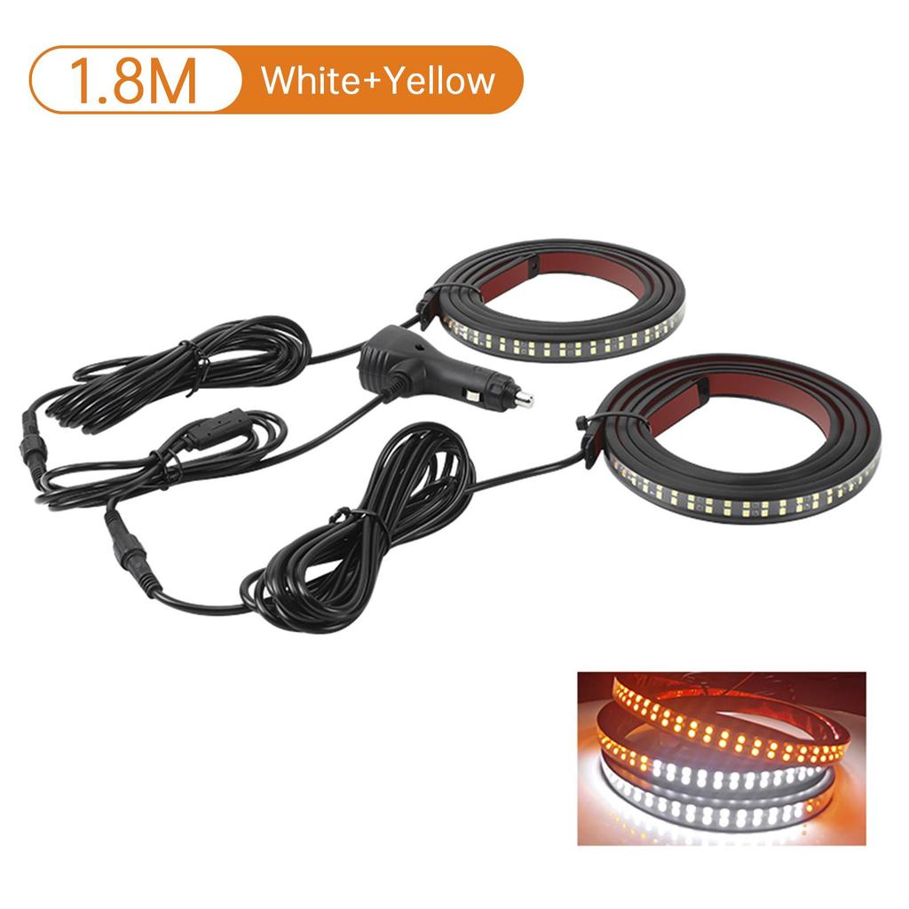 Dual Color Running Board Car Side Step LED Light Strips For Pickup Truck