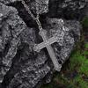 Geometric Retro Cross Necklace Electroplated Finish Unisex Accessory Fashion