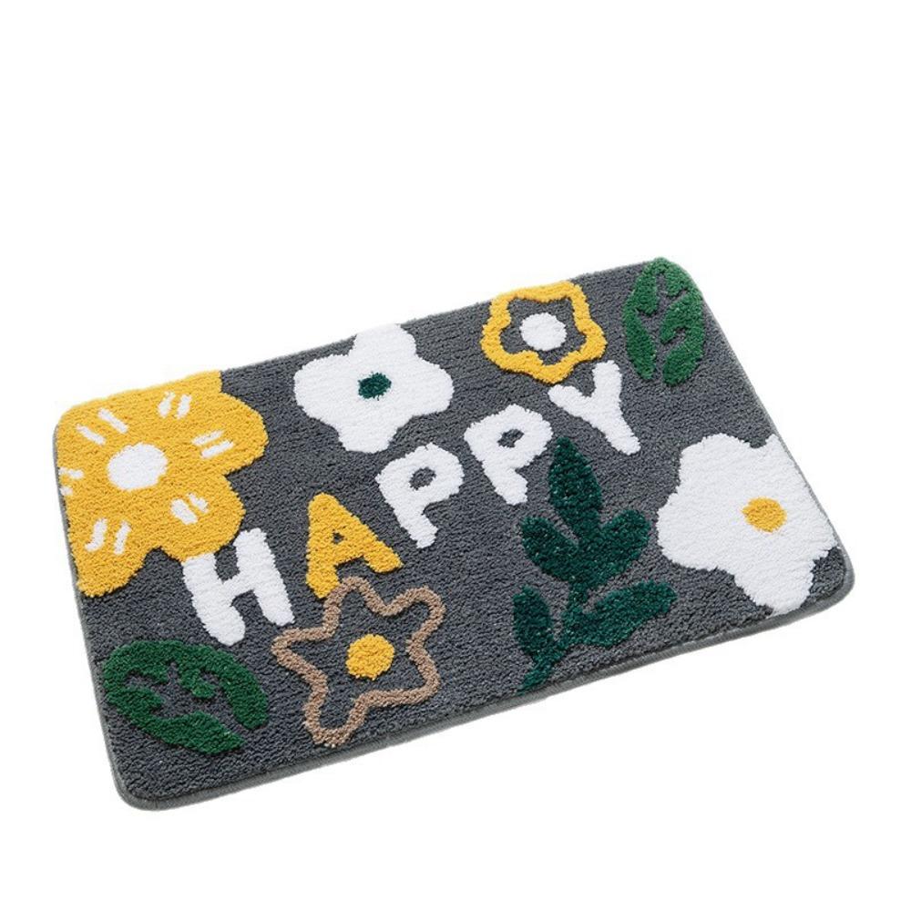 Anti-Slip Design Bathroom Absorbent Mat Extra Thick Floor Mat Anti-Slip Entrance Mat  Kitchen