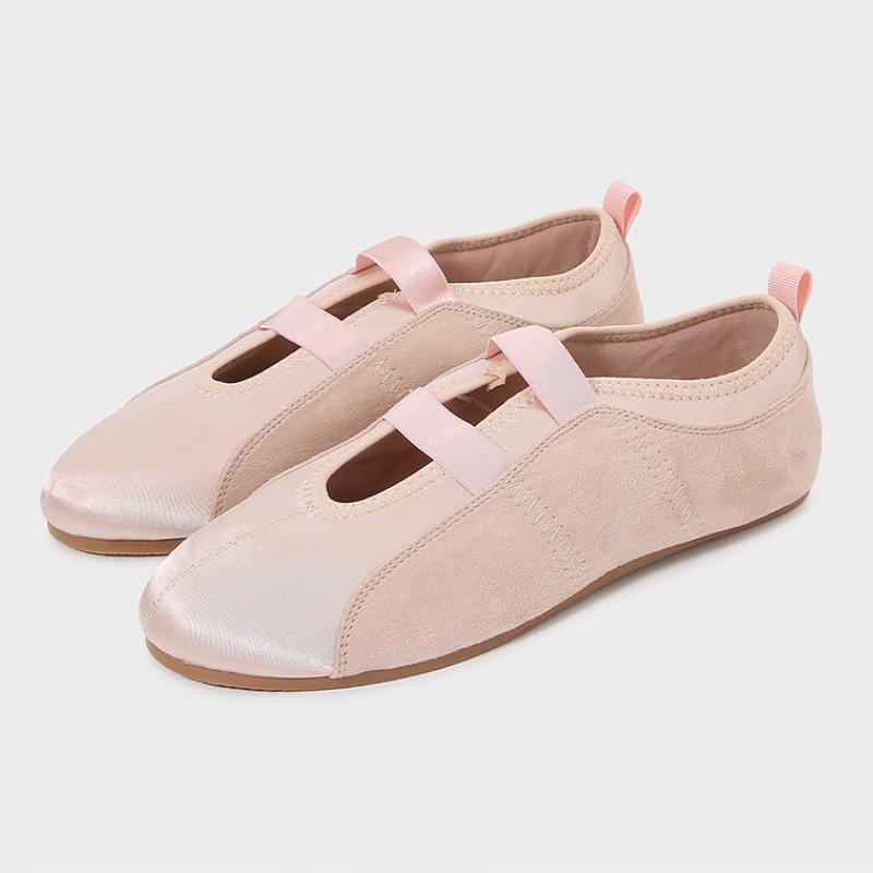 Höst Damer Skor Bekväma Silke Damer Ballerinaskor Anti-halk Mjuk Sula Casual Utomhus Daglig Gång Loafers