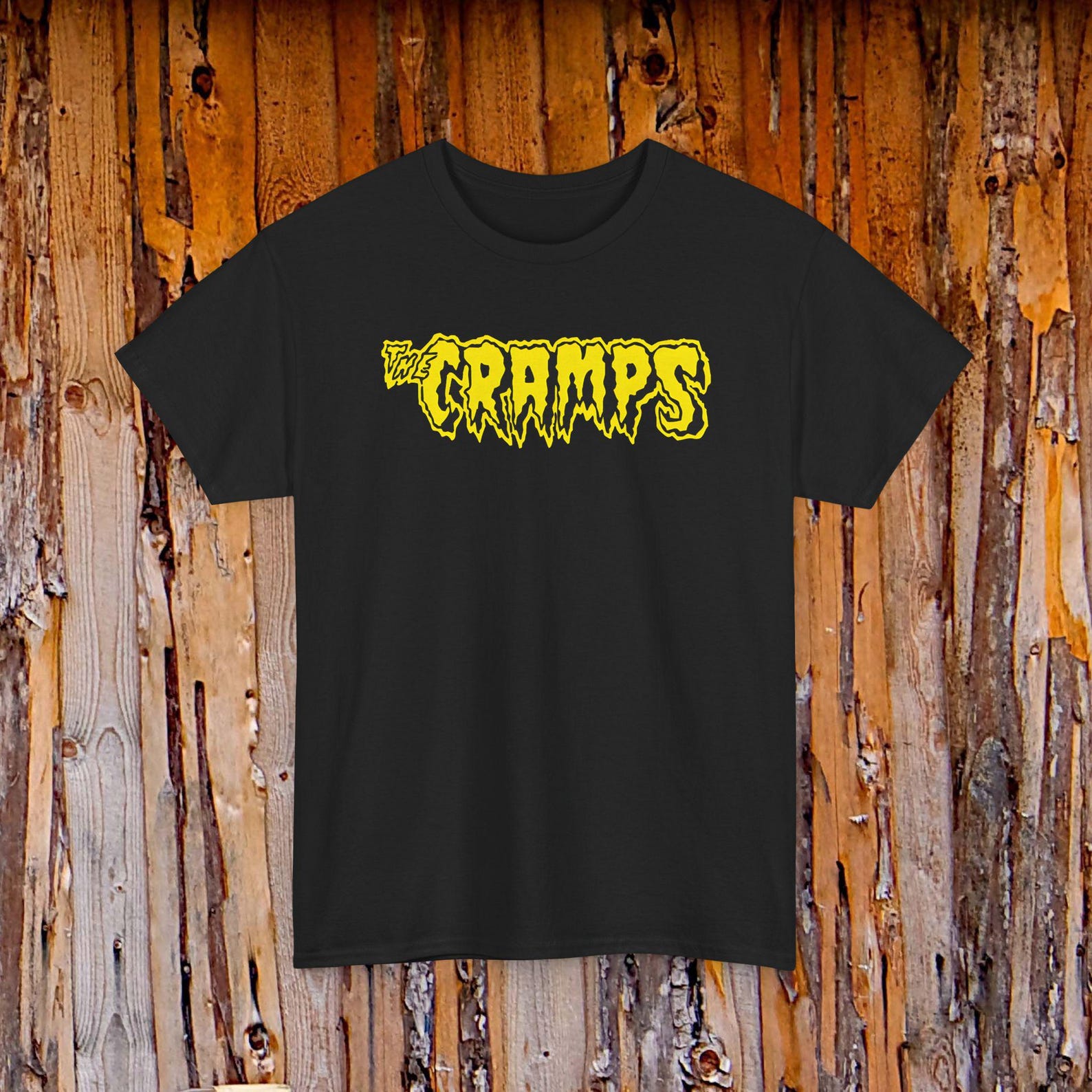 THE CRAMPS Rock Band Logo Tee | Music Shirt S