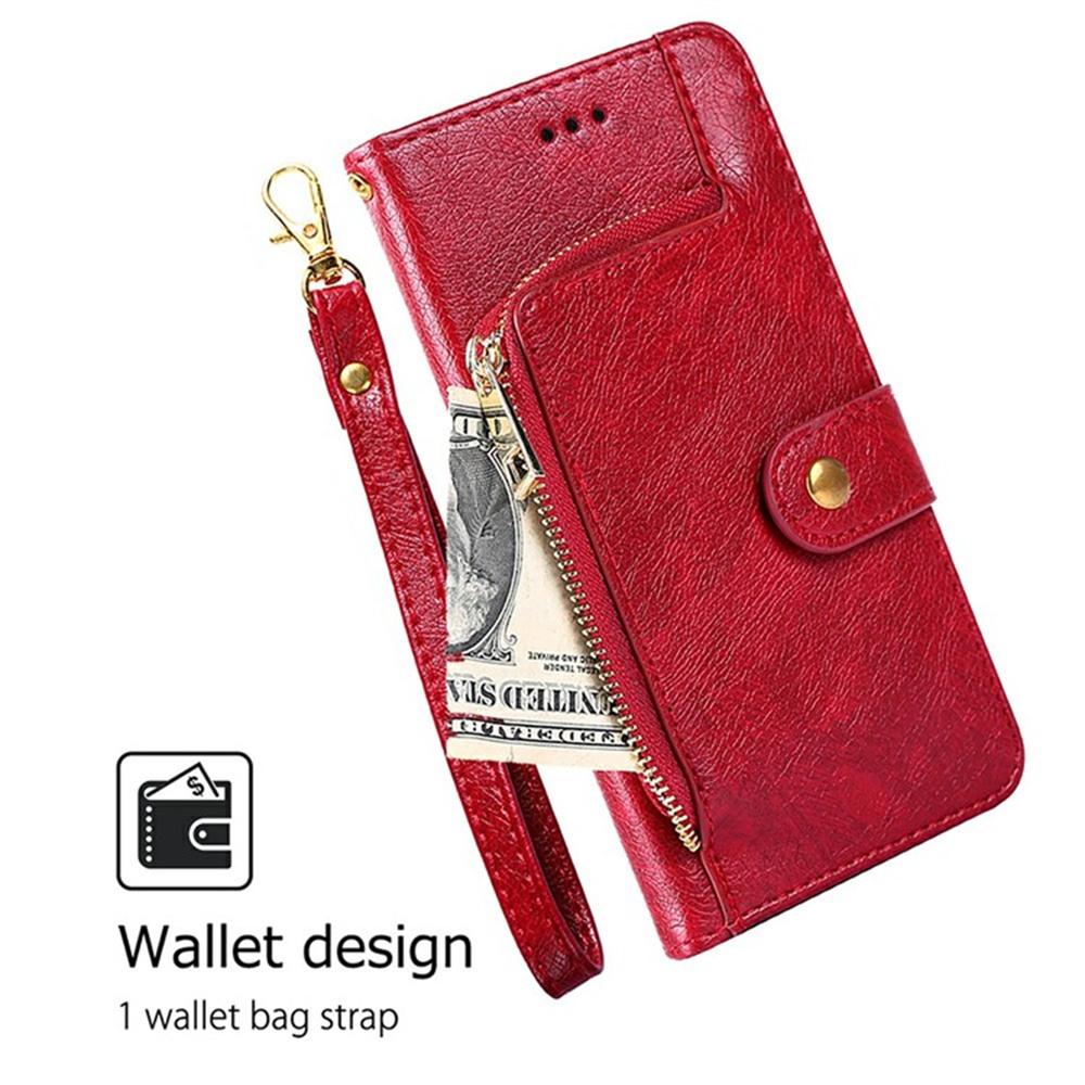 Per Realme C71 4G Custodia Tasca con Cerniera Portafoglio in Pelle PU Flip Cover per Telefono