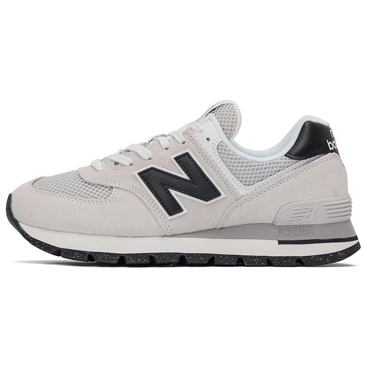 New Balance Nb 574 Fabric Cow Split Leather Comfortable Lightweight Cushioning Breathable Sports Durable Low-Top Lifestyle Shoes ML574DMG-D