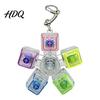 Mechanical Click Keyboard LED Light-up Fidget Spinner Toy Decompression Button Finger Clicker Glowing 2/3/4/5/6-Keys Keychain Stress Relief