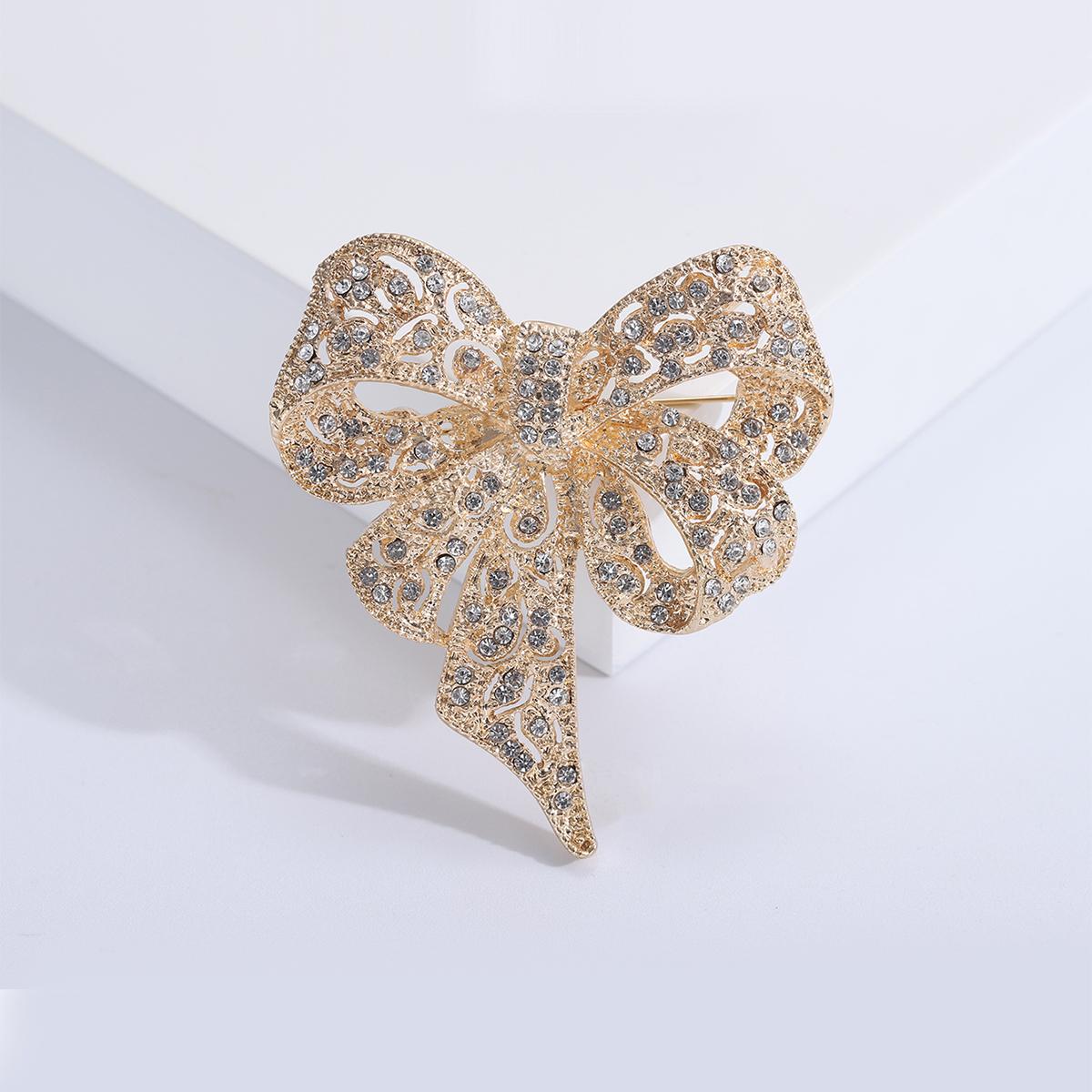 

Блискучі брошки-бантики зі стразами для жінок, унісекс, шпильки-метелики, офісна вечірка, подарунки для друзів, ювелірні аксесуари