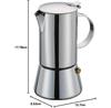 Cilio Aida Coffee Maker for 4 Cups Polished (342048)