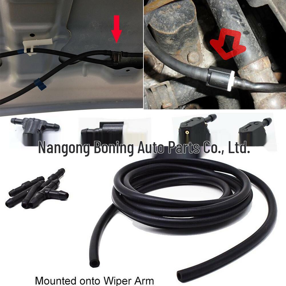 

Windshield Wiper Washer Nozzle with 8/9 mm Arm and Pump Hose Connection