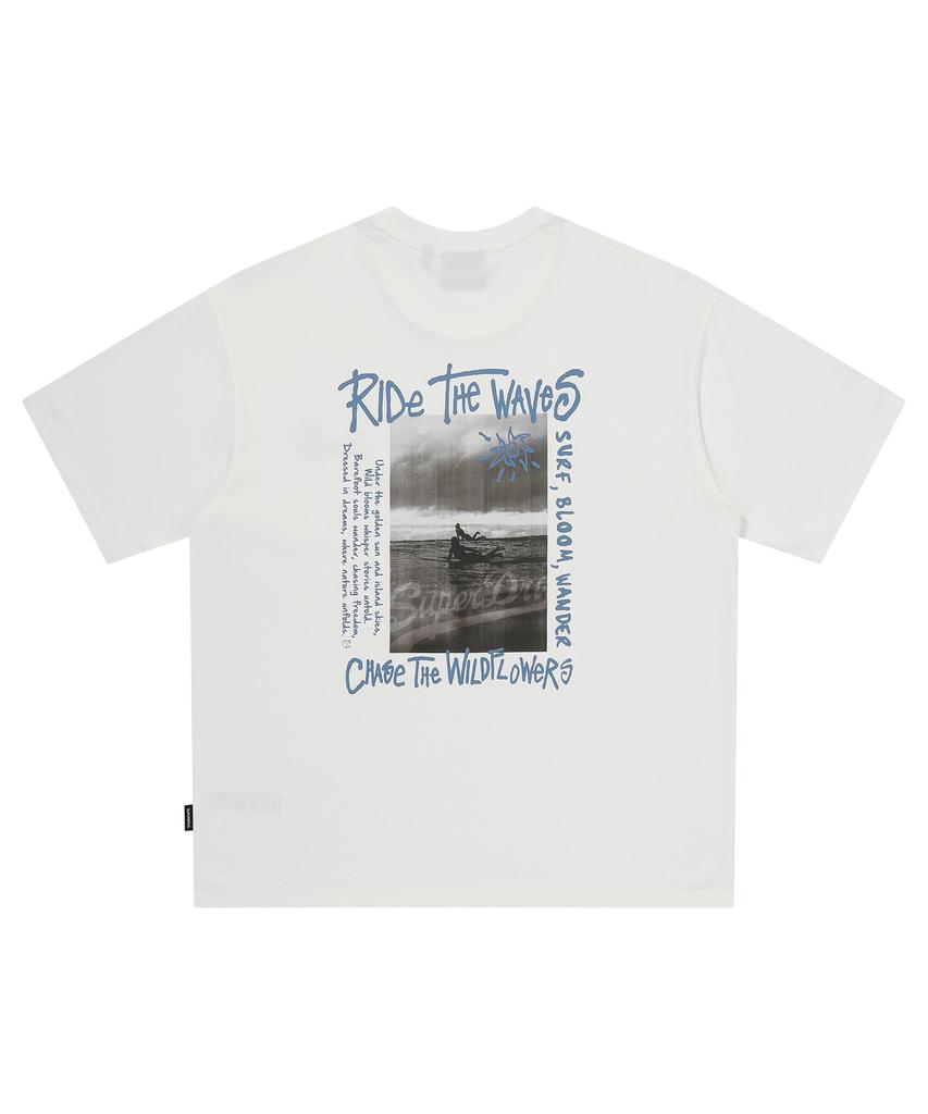 Syupeodeulai Summer Graphic T-Shirt White Sduiscq53Wht