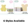 100pcs 7.6cm Sticky Notes Paper Daily To Do Memo Pad Check List Bookmark Marker Flags Planner Office Supplies School Stationery