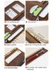 A5 Crazy Horse Leather 6-Hole Binder Notebook Cover for Study & Office, Multifunctional Genuine Leather Journal Cover