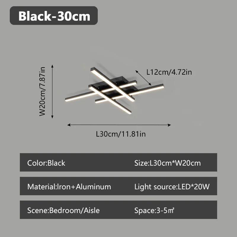 Nordic Ceiling Light LED Modern Ceiling Lamp Long 30/40/50CM Lamp For Living Room Bedroom Dining Home Decor Led Lighting Fixture