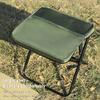 Portable Outdoor Fishing Folding Stool with Mesh Bag Zipper Bag Folding Chair for Picnic Gardening Barbecuing Hiking Stools