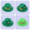 Shamrock Hat Decoration Hairpin Stylish Hat Shape Hair Clip Children Hairclip for Various Ages and Festives Occasion