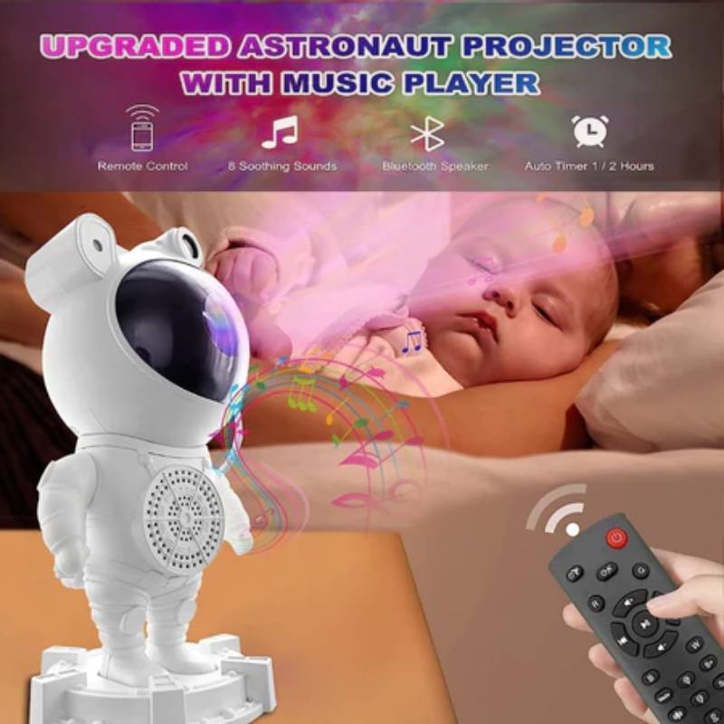 Space Themed Starry Sky Projection Lamp With Remote Control For Bedroom Decor And Night Lighting