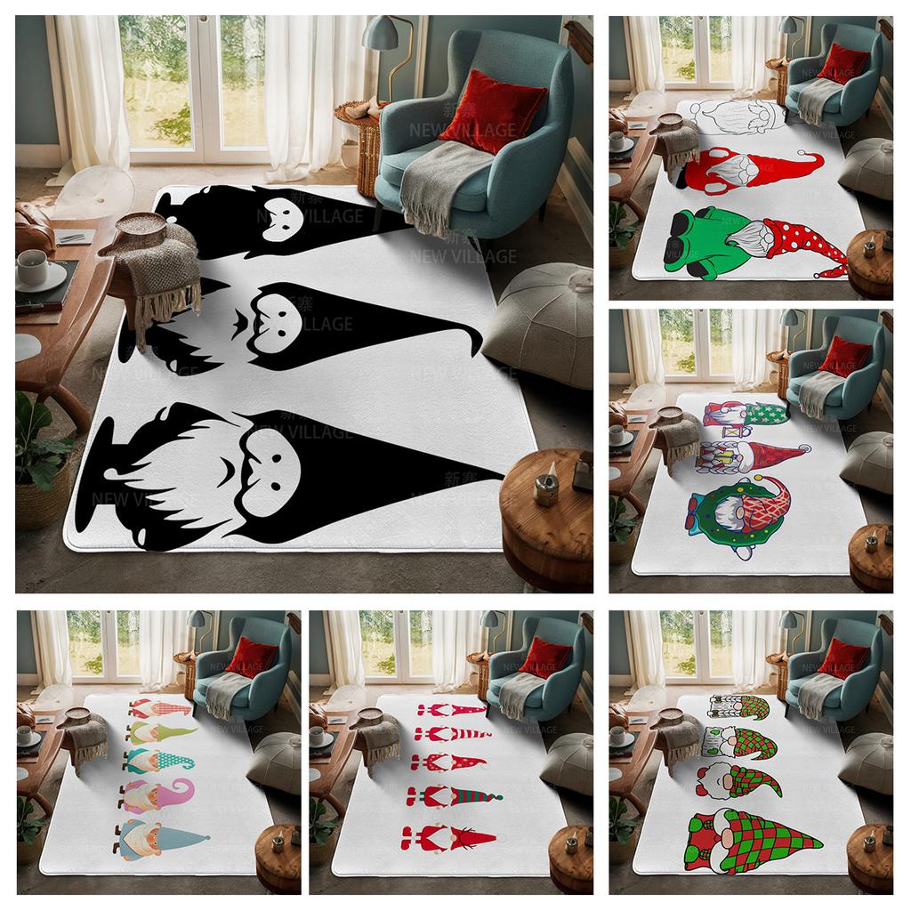 Hus inngangsteppe Hjem dørmatte Stue Bad Fot baderoms sklisikre vannabsorberende tepper bad God jul vinter