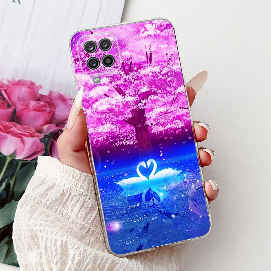 For Samsung Galaxy A12 Case SM-A125F Popular Fashion Painted Cover Soft Slim Phone Case For Samsung A12 F12 M 12 Galaxy M12 Bags